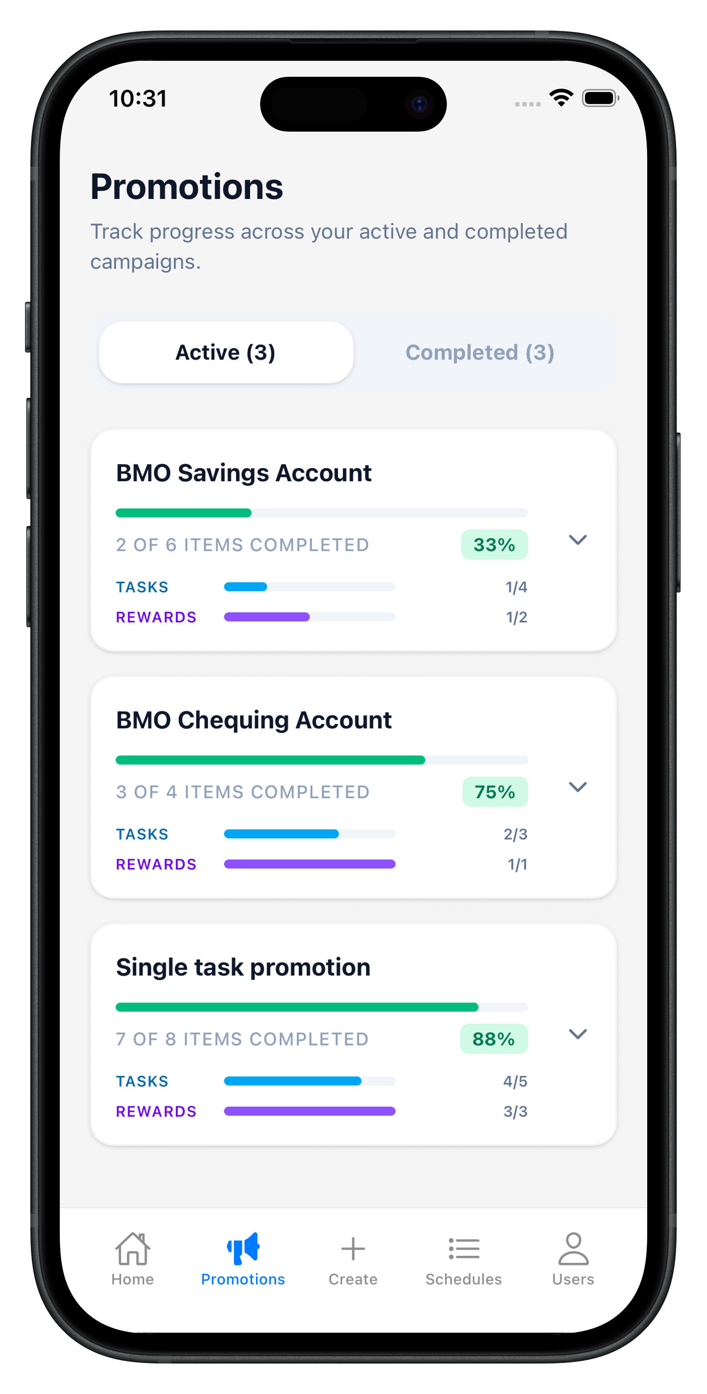 Multi-offer tracking illustration